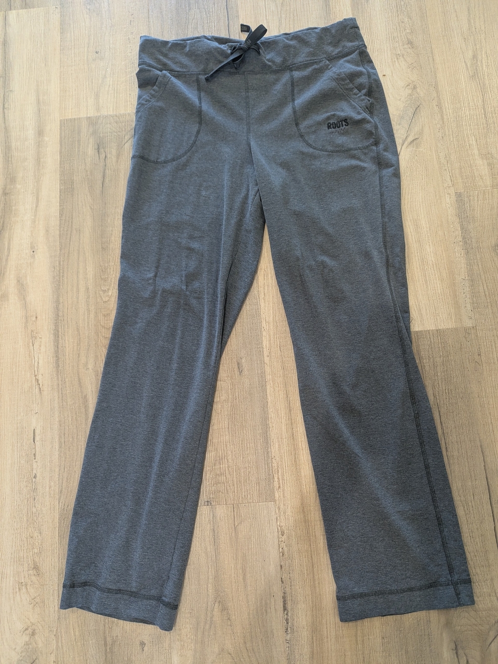Roots Women's Dark Gray Drawstring Lounge Pants - Picture 2 of 9